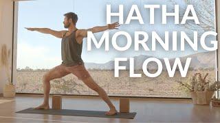 Morning Yoga Hatha Flow to Open and Strengthen | 25 min Full Body Yoga Class | Yoga With Tim