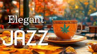 Elegant Fall Jazz Music  Smooth Coffee Jazz & Sweet Symphony Bossa Nova Instrumental for Relaxation