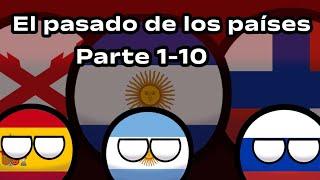 El pasado de los países (Parte 1-10) | Countryballs Santii - #Countryballs #Viral #Edits #Humor