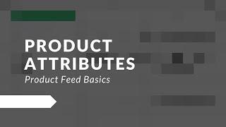 Product Attributes