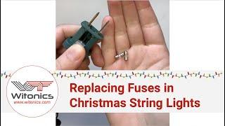 How to Replace Fuses in Christmas String Lights