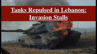 Tanks Repulsed in Lebanon: Invasion Stalls On Second Day