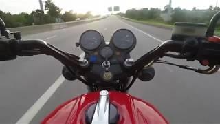 Honda cbx 1000 6-1 straight pipe POV ride. F1 sound