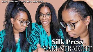 AFFORDABLE Natural Wig! Yaki Straight DETAILED Ear to Ear Lace Pre-Everything Install Julia Hair