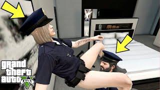 Michael Stole Franklin's Police Girlfriend In GTA 5 Story Mode! (Secret Mission)