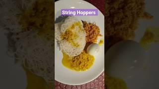 String Hopper Breakfast | Native Srilankan noodles #shorts #shortsvideo #shortsfeed #stringhoppers