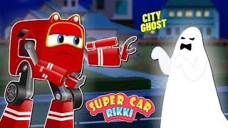 Supercar Rikki Saves People from the City Ghost all around the Town!