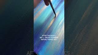 Northern Lights Acrylic Painting | Ahmad Art Academy coming soon!  #painting
