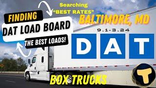 Finding DAT Board Box Truck Loads | Use This Hack!