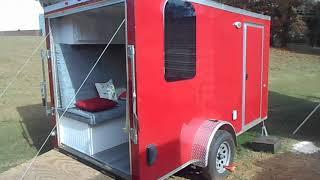 My 6x12 Cargo Trailer Camper