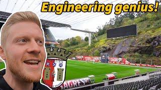 PRIVATE TOUR AT EUROPE'S BEST LOOKING STADIUM!!! S.C. Braga (Braga Municipal Stadium)