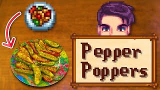 I cooked Shane's pepper poppers in real life