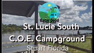 St Lucie South. A tiny C.O.E. campground loaded with tons of extras!