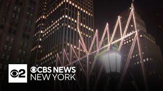 What is believed to be the world's largest menorah is lit in Midtown as Hanukkah begins