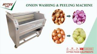 Onion Peeling Machine | Onion Washing & Peeling Machine #onionpeelingmachine #onionpeelermachine