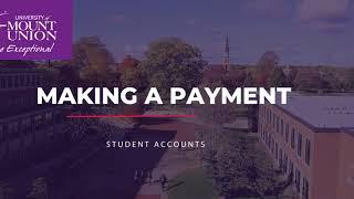 How to Make a Payment at Mount Union