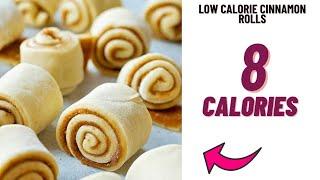 Low calorie eggless cinnamon rolls for weight loss- low calorie cinnamon roll recipe