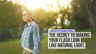 A Quick & Easy Way to take Natural Looking Portraits with Flash, Perfect for Beginner Photographers