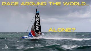 This Sailboat Hits 45 MPH! INTERVIEW with Vendée Globe skipper Yoann Richomme & TOUR of his IMOCA 60