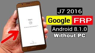 Samsung J7 6 FRP BYPASS |Without PC |ANDROID 8.1.0