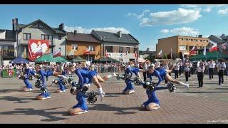 Mażoretki „Twins” - Młodzieżowa Orkiestra Dęta „Blue Brass Band” z Włoszakowic - XXI Festiwal Skała