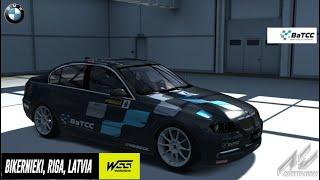 Assetto Corsa, BMW 325i e90@ Bikernieki, 2021 eBaTCC R1, race 1