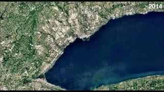 Urban growth of Greater Toronto Area - Time lapse