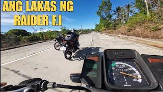 YAMAHA RXT 135 vs RAIDER F.I (500M)