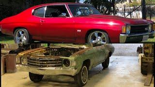 Full build and restoration on my 1972 chevelle (start to finish) “before and after”