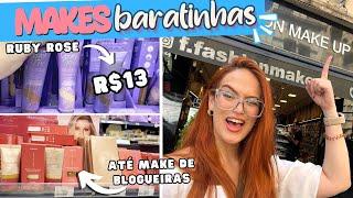 loja FAVORITA de maquiagem baratinha da 25 de MARÇO | Tour Fashion Makeup