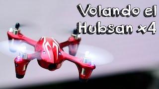 VOLANDO EL DRONE HUBSAN X4 H107C EN ESPAÑOL: Mejor Mini drones con camara calidad precio