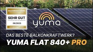 Balkonkraftwerk YUMA Flat Bifazial im Test: Aufbau, Leistung, Ertrag & Gutschein