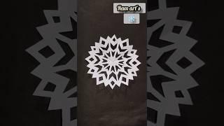 ️How to make a snowflake|| Christmas Ornaments|| #shorts​ #viralshorts​ #snowflake​ #youtube