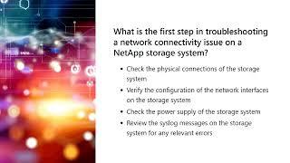 NS0 183 NetApp Certified Storage Installation Engineer, ONTAP Exam