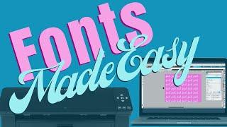 Everything You Need to Know about Fonts in Silhouette Studio!