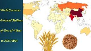 Wheat Production (Millions of Tons) by Country in 2024)