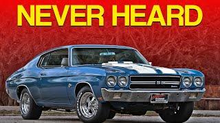 10 WEIRDEST GM Muscle Cars We Have NEVER Heard About