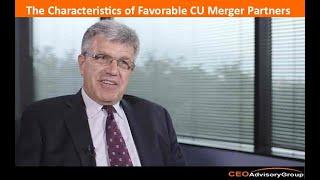 The Characteristics of Favorable CU Merger Partners