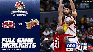 Brgy. Ginebra vs. San Miguel semis G3 highlights | PBA Season 48 Commissioner's Cup - Jan. 28, 2024