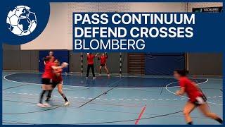 Passing Exercise - Crossing Continuum Handballtraining Birkner | Handball inspires