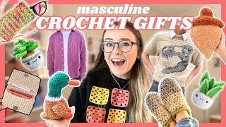 25+ Masculine-Inspired Crochet Gifts!  Crochet Gifts for Men | Hooks and Heelers