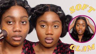 Easy "No makeup" Routine for WOC | Natural & Soft Glam Makeup Tutorial | Very Detailed 