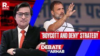 Post Exit Polls Opposition's 'Boycott & Deny Strategy', Why Can't INDI Accept The Result? Asks Arnab