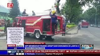 Gedung TNI AD di Medan Terbakar