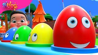 Surprise Eggs Kids Song | BluLoo Nursery Rhymes & Kids Songs