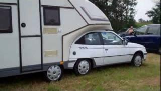 HEKU car camp RV trailer , rare !!