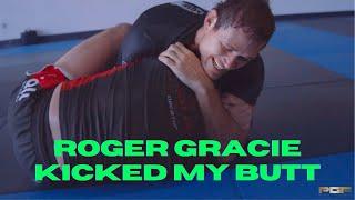 Rolling w/ the Greatest Jiu Jitsu Athlete of All Time - Bmac vs Roger Gracie