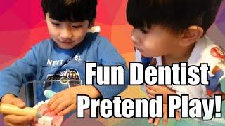 FUNNY Dentist Pretend Play: Dentist Playset in a bag