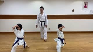 お家で出来るトレーニング⑥：平安初段(へいあんしょだん)/Home training :Heian Shodai