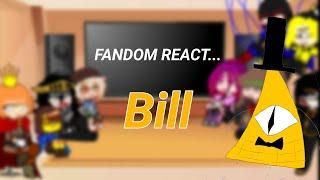 Fandom react Bill Cipher from Gravity Falls |repost|